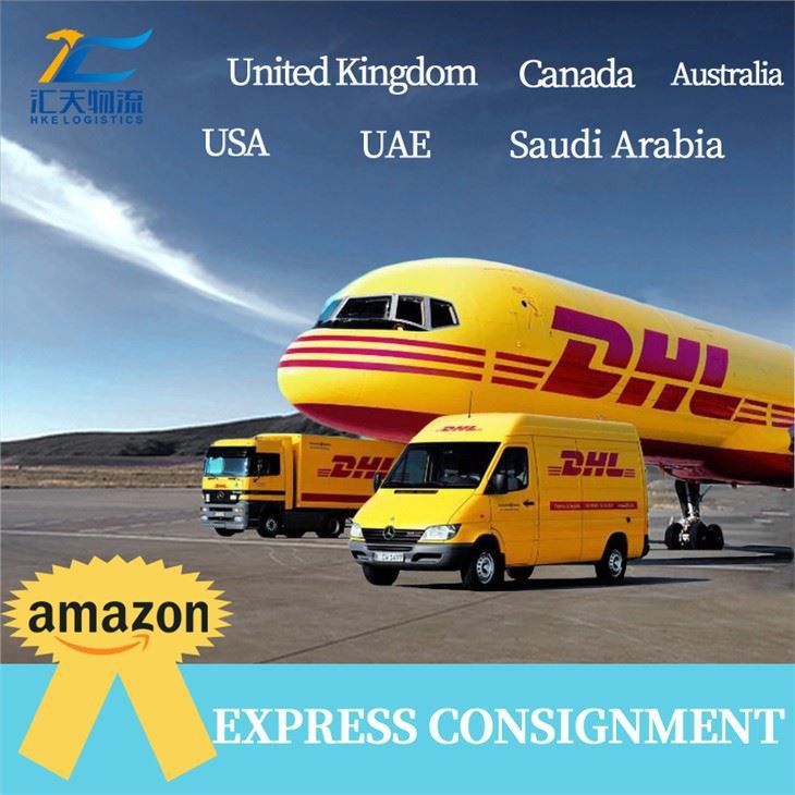 Ātra piegāde ar kurjeru no durvīm līdz durvīm loģistika DHL Express piegāde no Ķīnas uz ASV Air Express